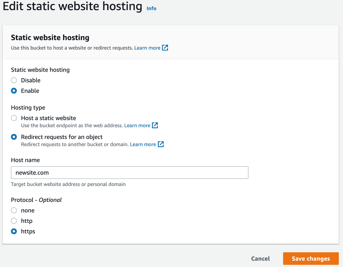 How to 301 Redirect to a new domain with AWS S3 & CloudFront Ryan